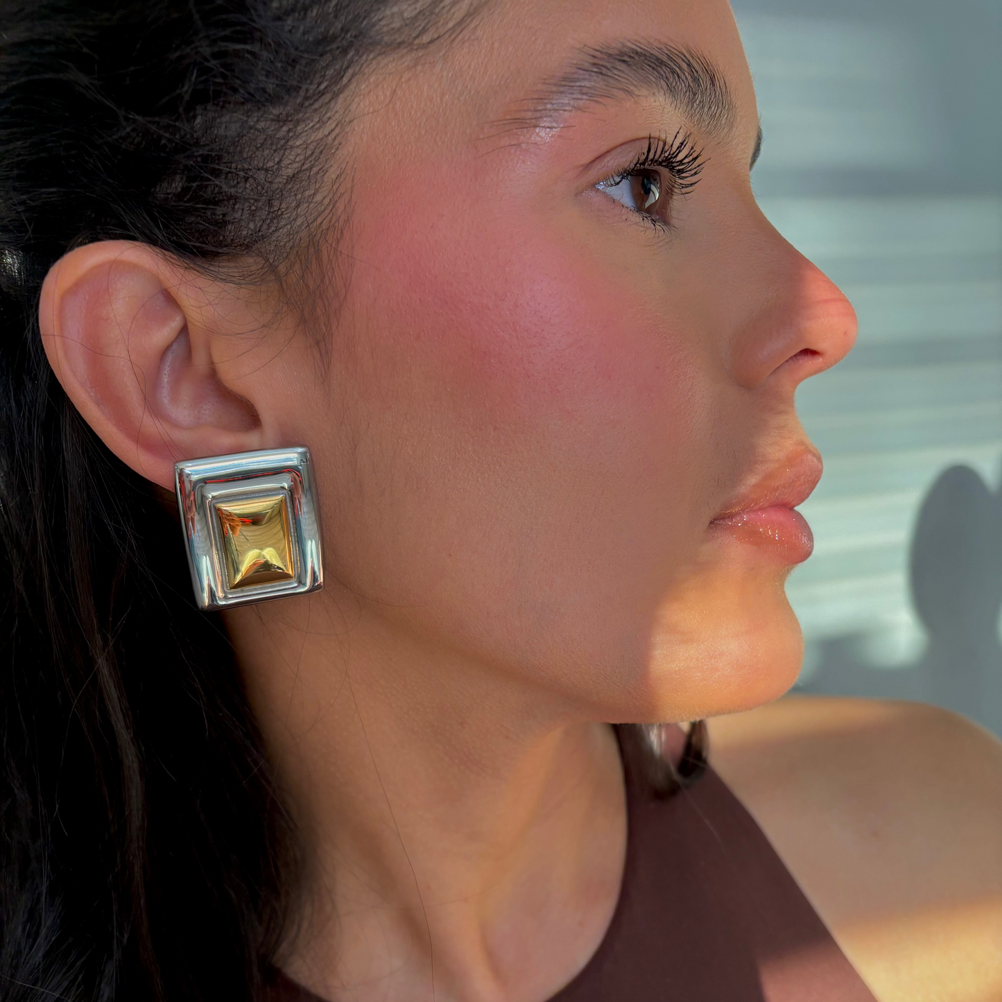Alexa Geometric Statement Earrings