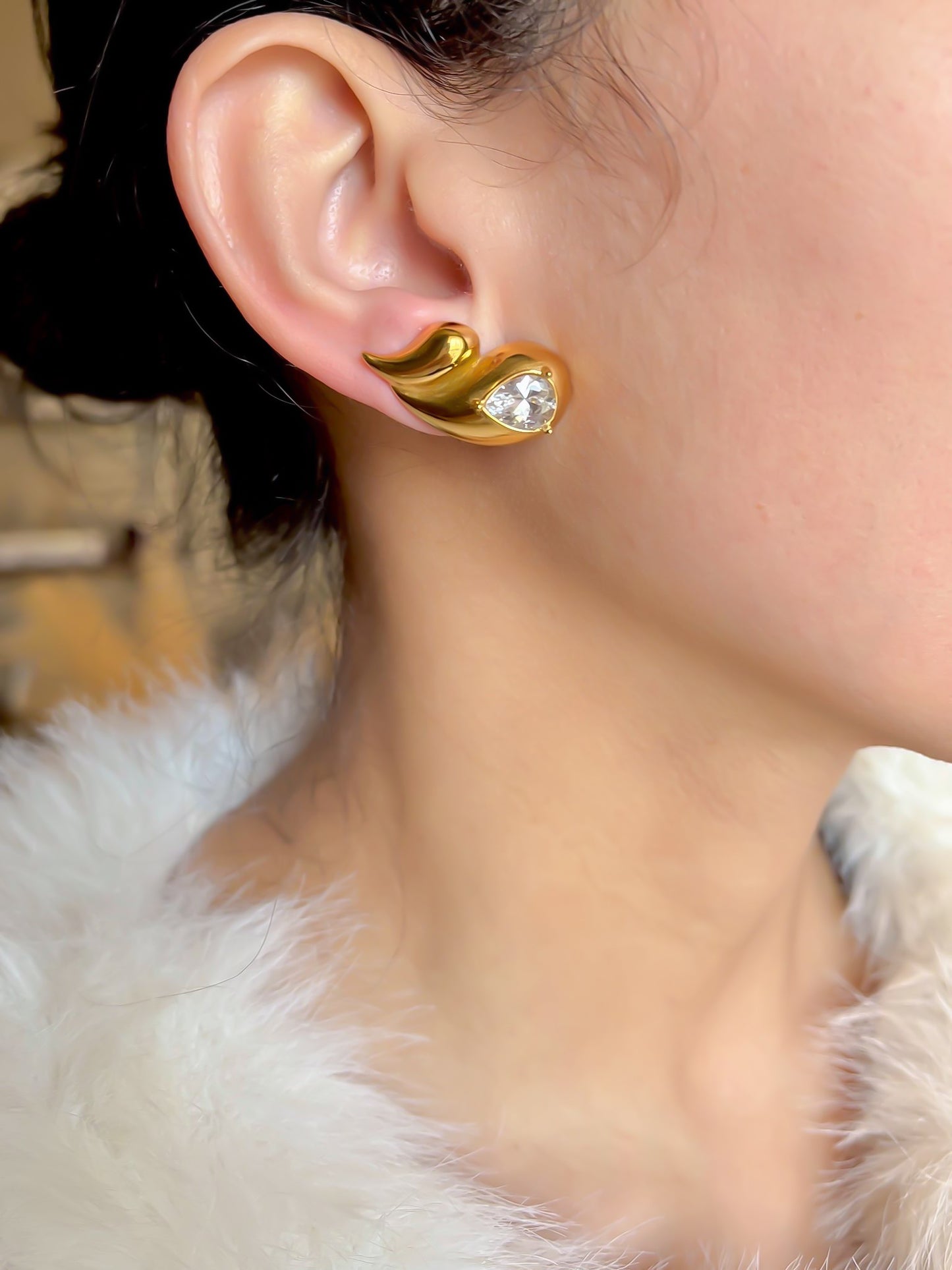 Flame Drops Earrings