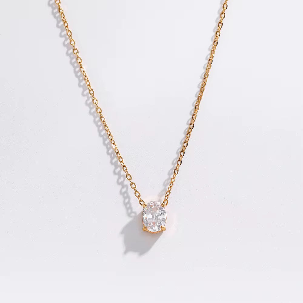 One Diamond Necklace